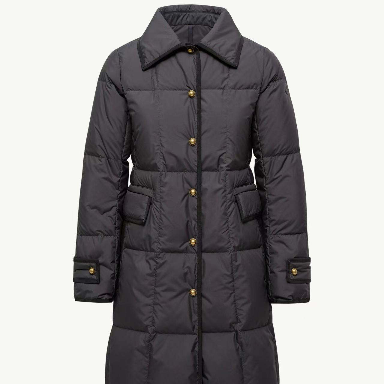 未使用 MONCLER 盟可睐秋冬女士Achard收腰直筒羽绒服外套