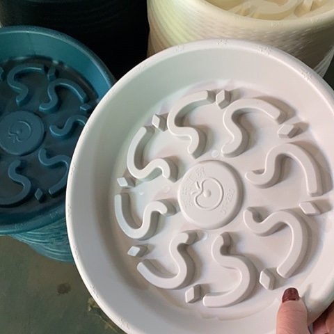 树脂悠*托280灰白6个