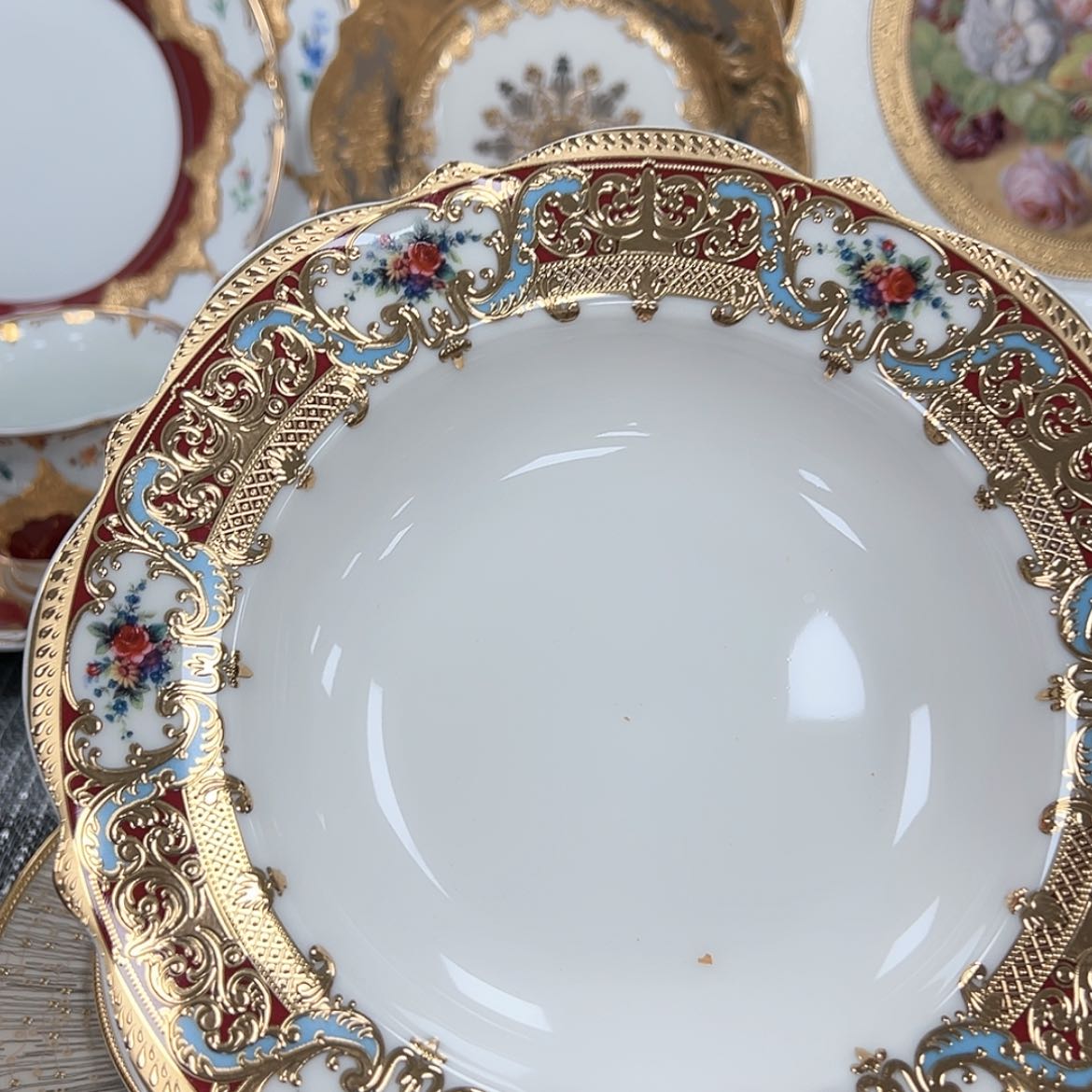 【闪购商品】瓷片8.5英寸草帽盘微瑕福利价