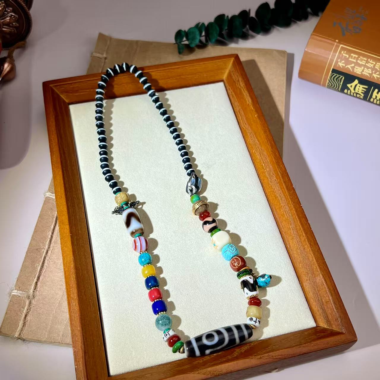 非金属珐琅吊坠 扶摇臻选|LF二Y一线彩虹项链0061