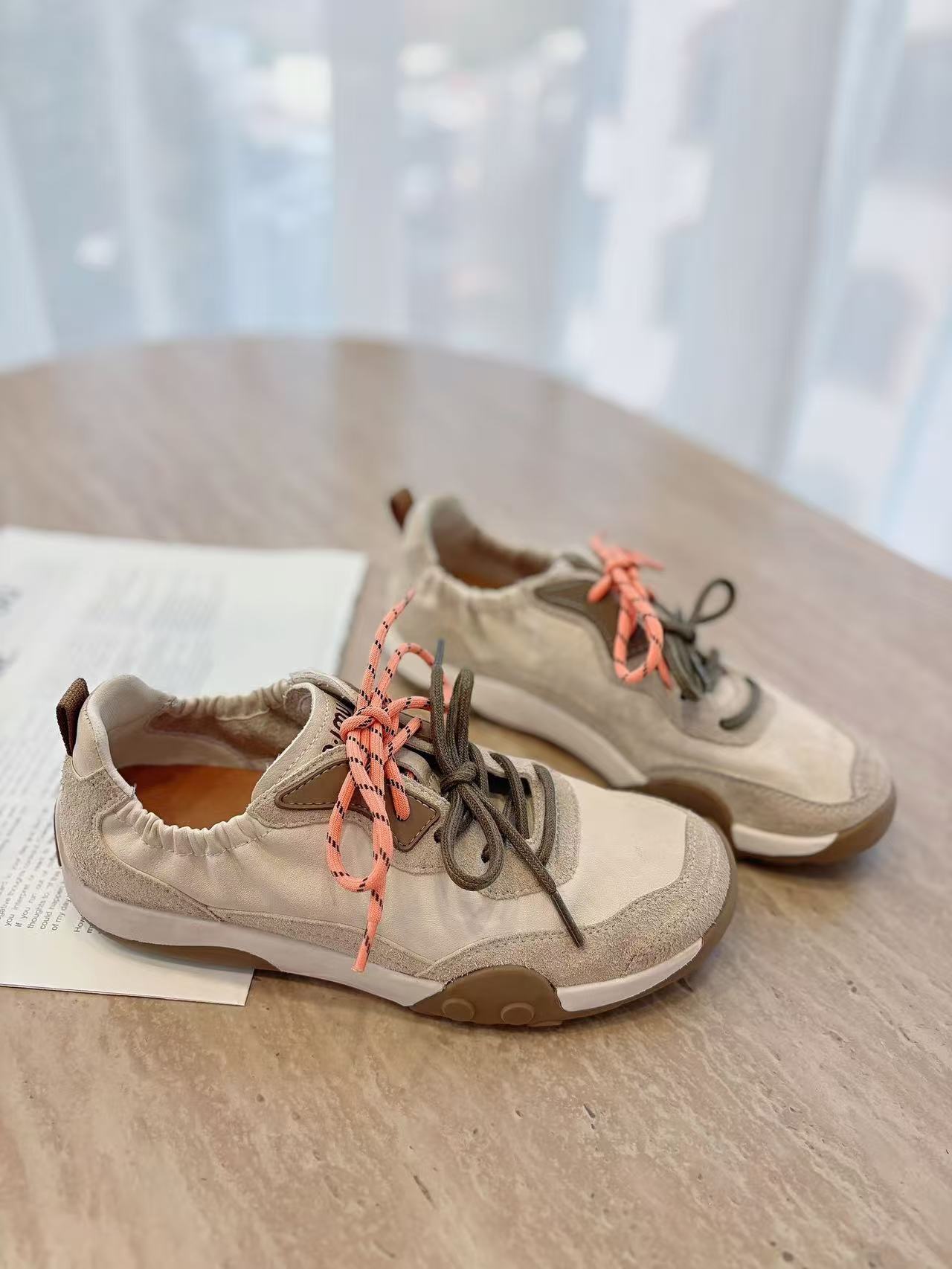 【聚新汇】6158-9时尚休闲风格设计师经典百搭纯色小白鞋