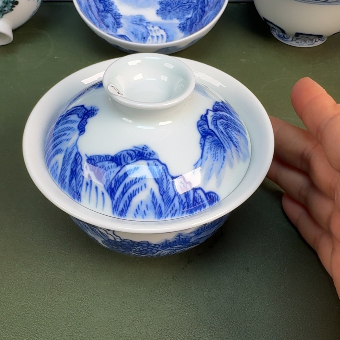 陶景德镇纯手绘茶具圆圆259