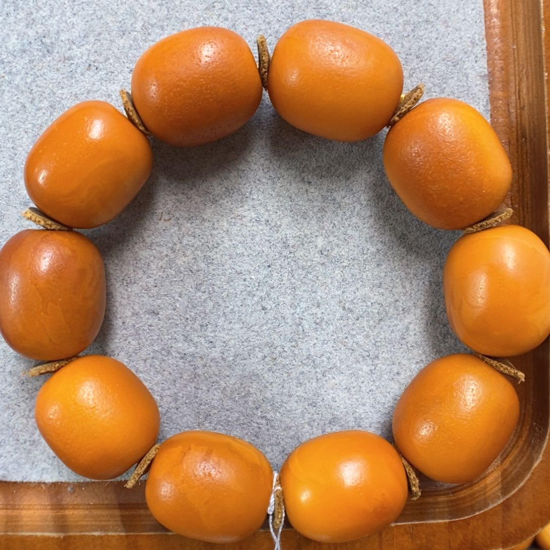 蜜蜡手串未镶嵌蜜蜡手串