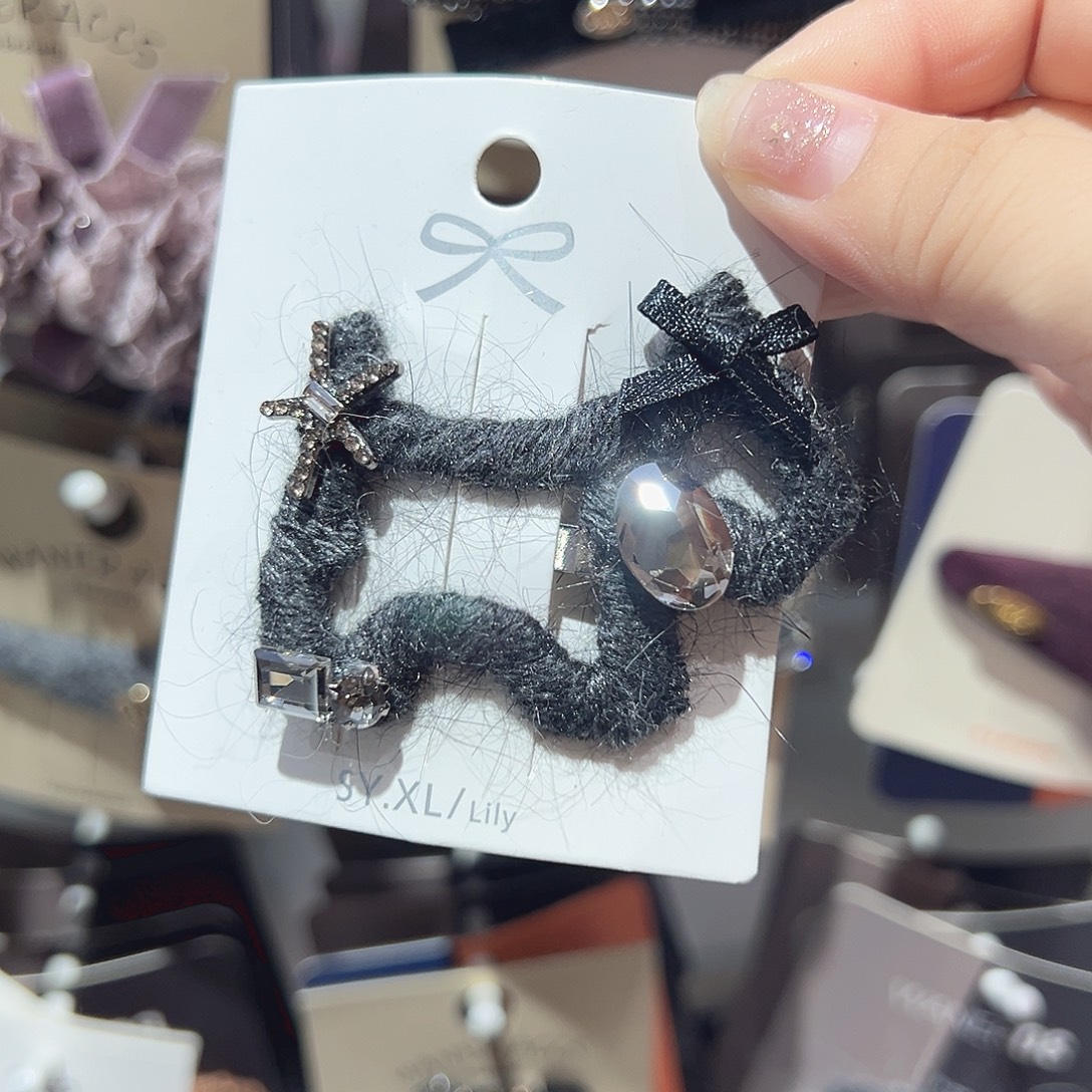 非金属深灰小狗掰掰