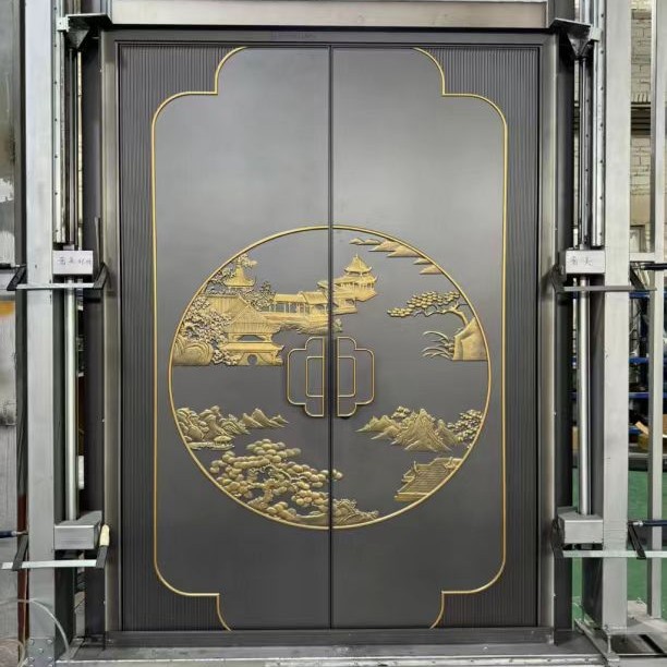 厂家加工定 制别墅自建房大门现代简约围墙庭院门家用甲级防盗门