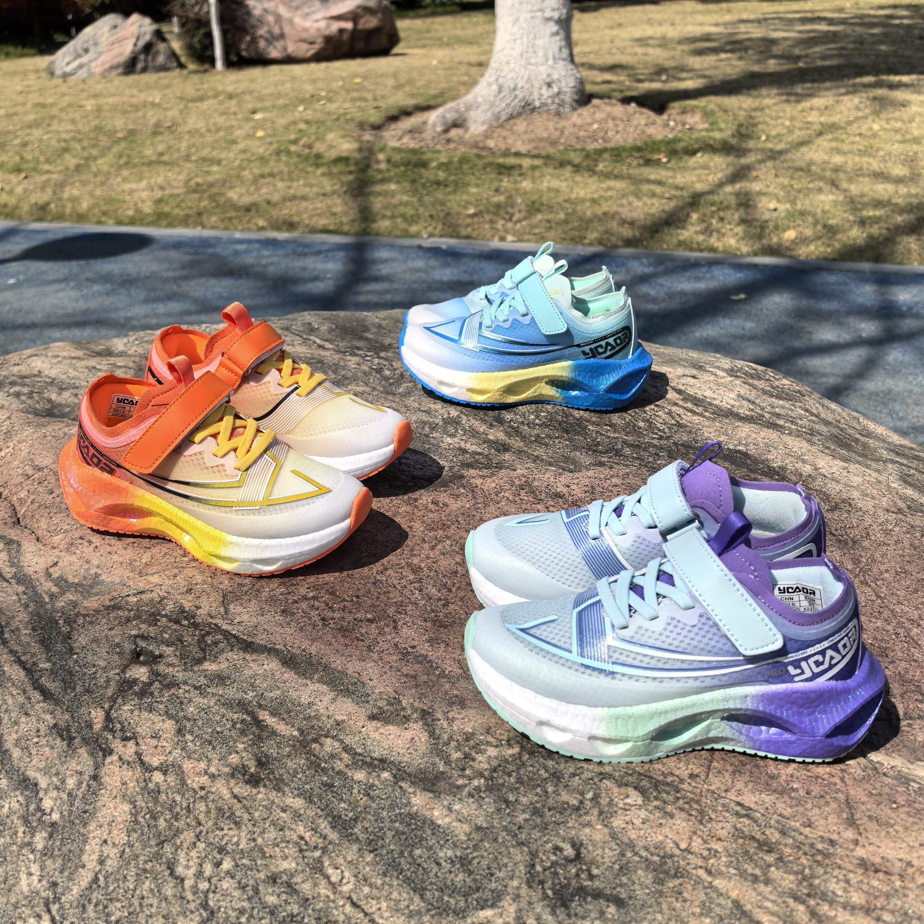 永高人童鞋夏季男童运动鞋女童鞋跑步鞋中大童网面透气儿童鞋3117