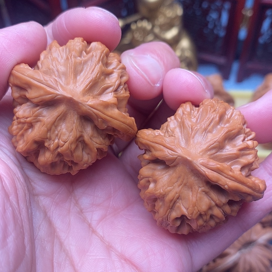 文玩核桃把件毕业全品龙鳞肉球桃心龙鳞38尺