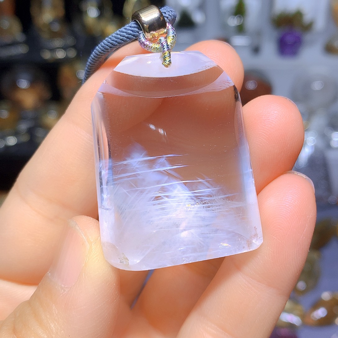 水晶吊坠未镶嵌天然水晶