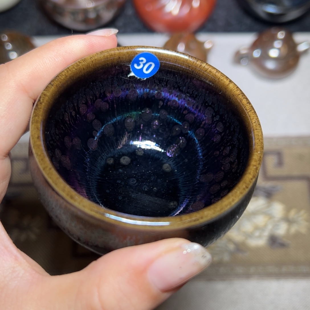 茶盏栖落的茶杯好好看啊30
