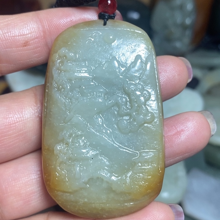 和田玉挂件未镶嵌