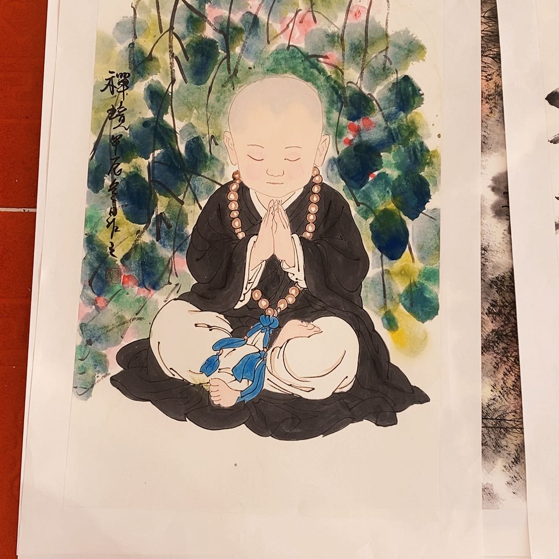 国画吉*我想吃东西给自己喝呢