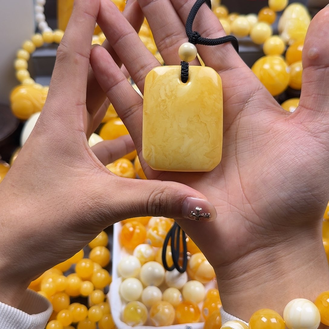 蜜蜡珠宝奇石未镶嵌方牌