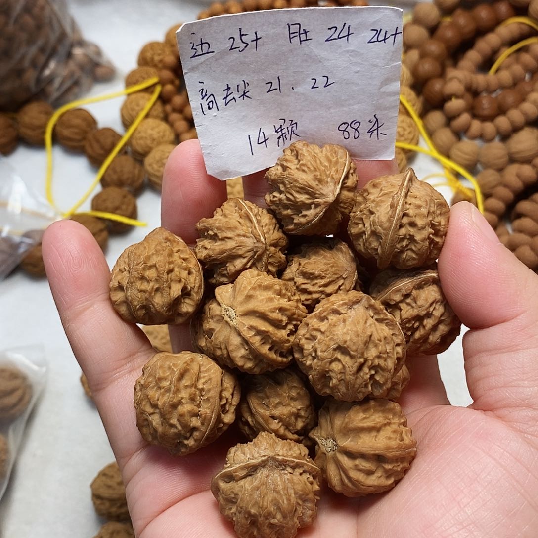 核桃手串/手链平底八棱龙脊手训