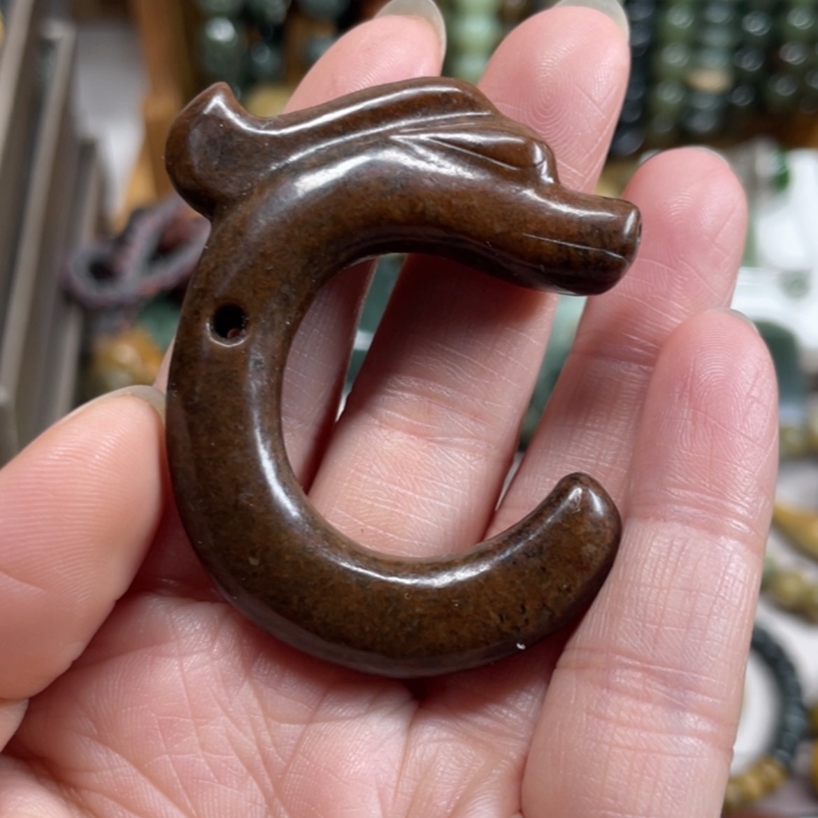 【闪购商品】岫岩河磨玉（透闪石质玉）挂件未镶嵌