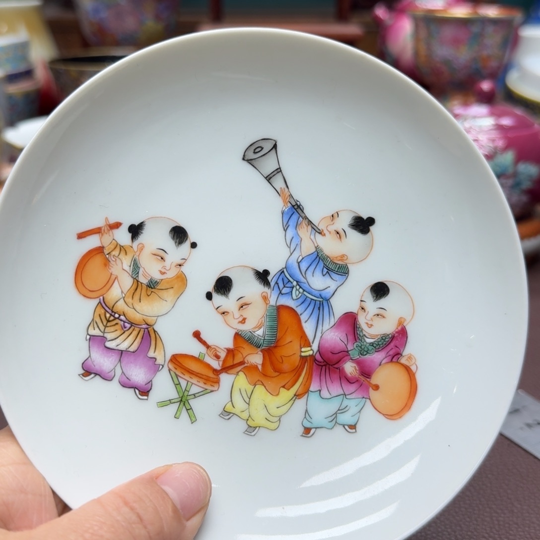 瓷片景德镇仿古手工制作精品展示
