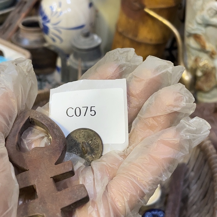 阿***章瓷片C075号工艺品