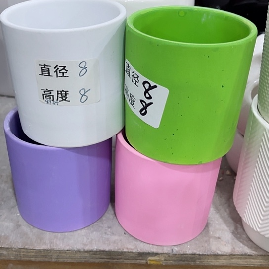 多肉绿植陶瓷花盆9.9包邮，有孔