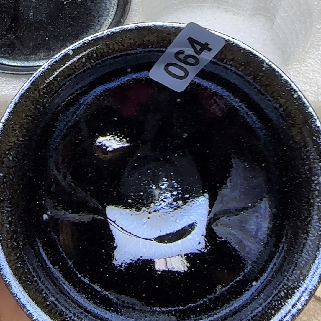 茶盏琢泥窑柴烧开窑