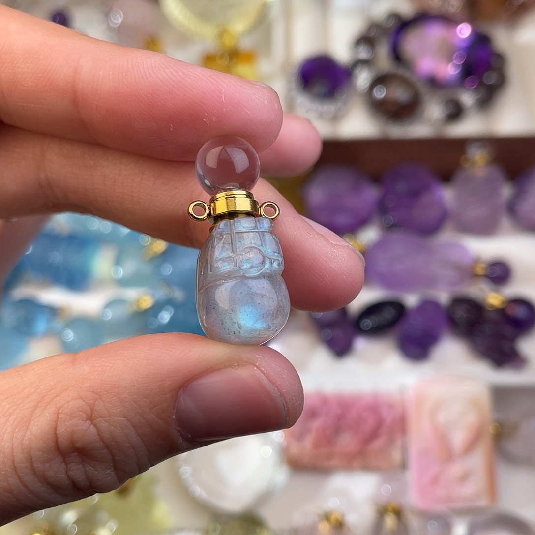 水晶颈饰未镶嵌天然水晶吊坠637