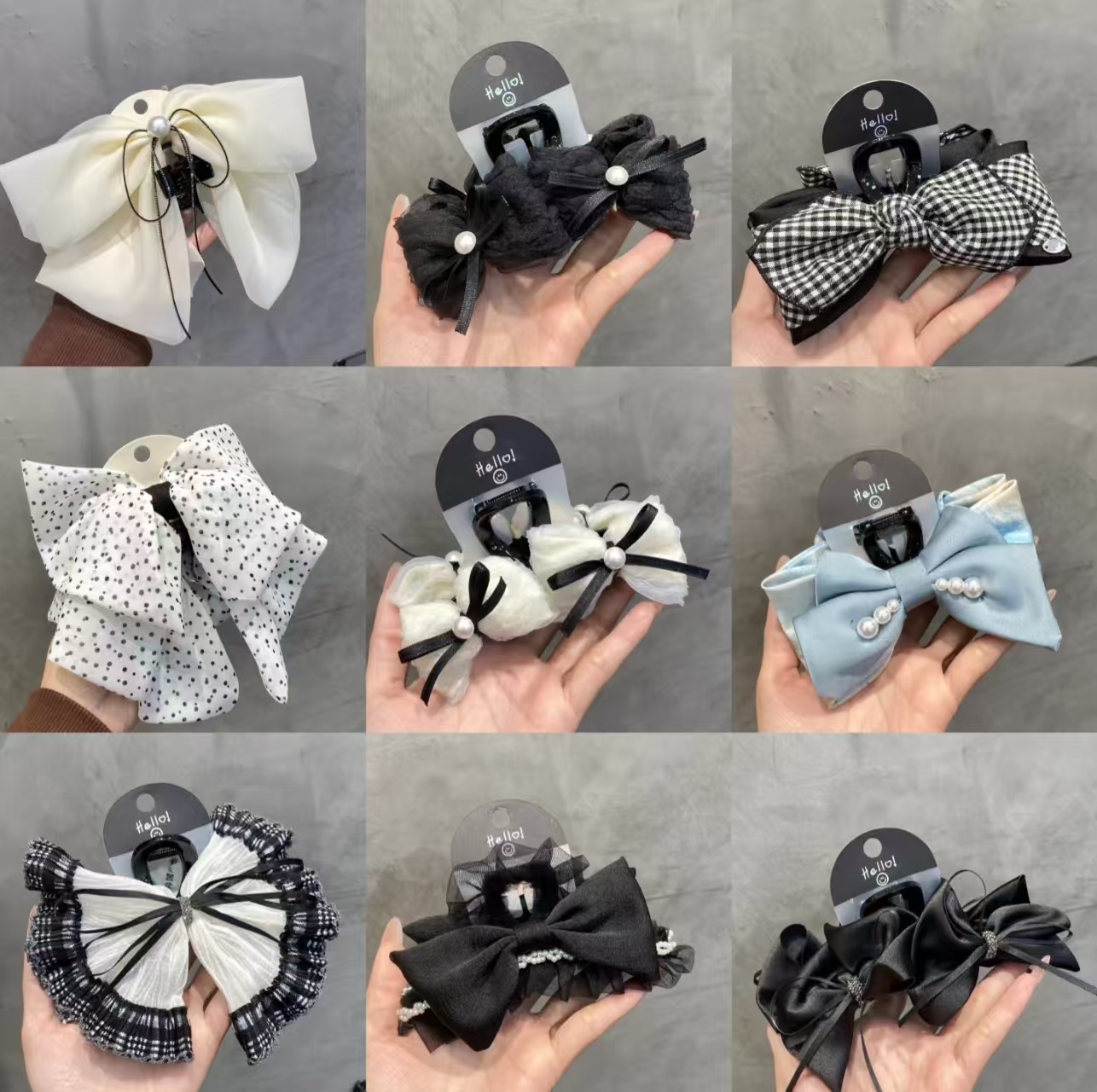 直播间专拍仙女风发夹头饰可爱微瑕