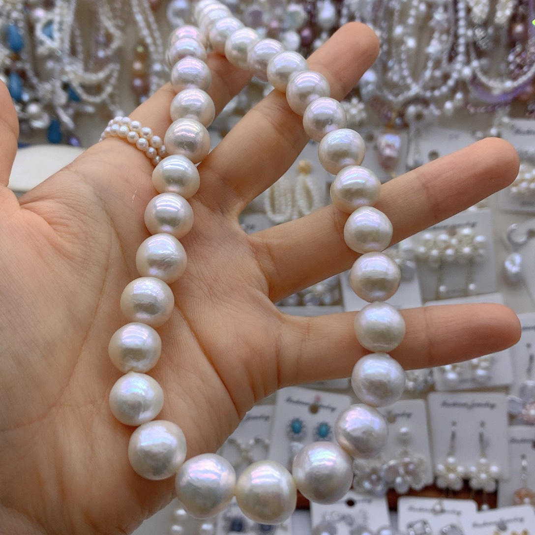 用***2合金淡水珍珠项链耳饰