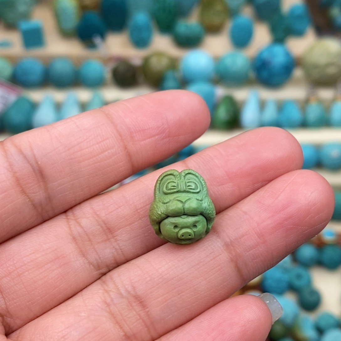 绿松石珠宝奇石未镶嵌