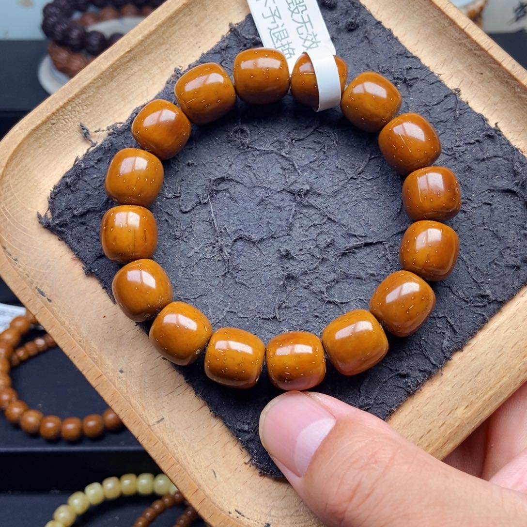 紫金鼠手串13mm精品黄金甲