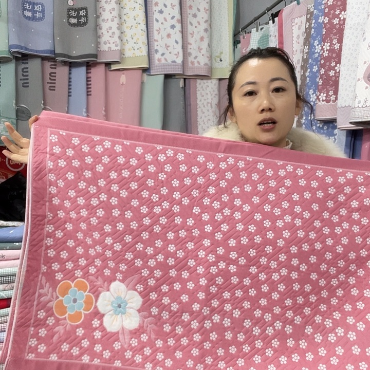 棉特价促销粉色梅花纯棉