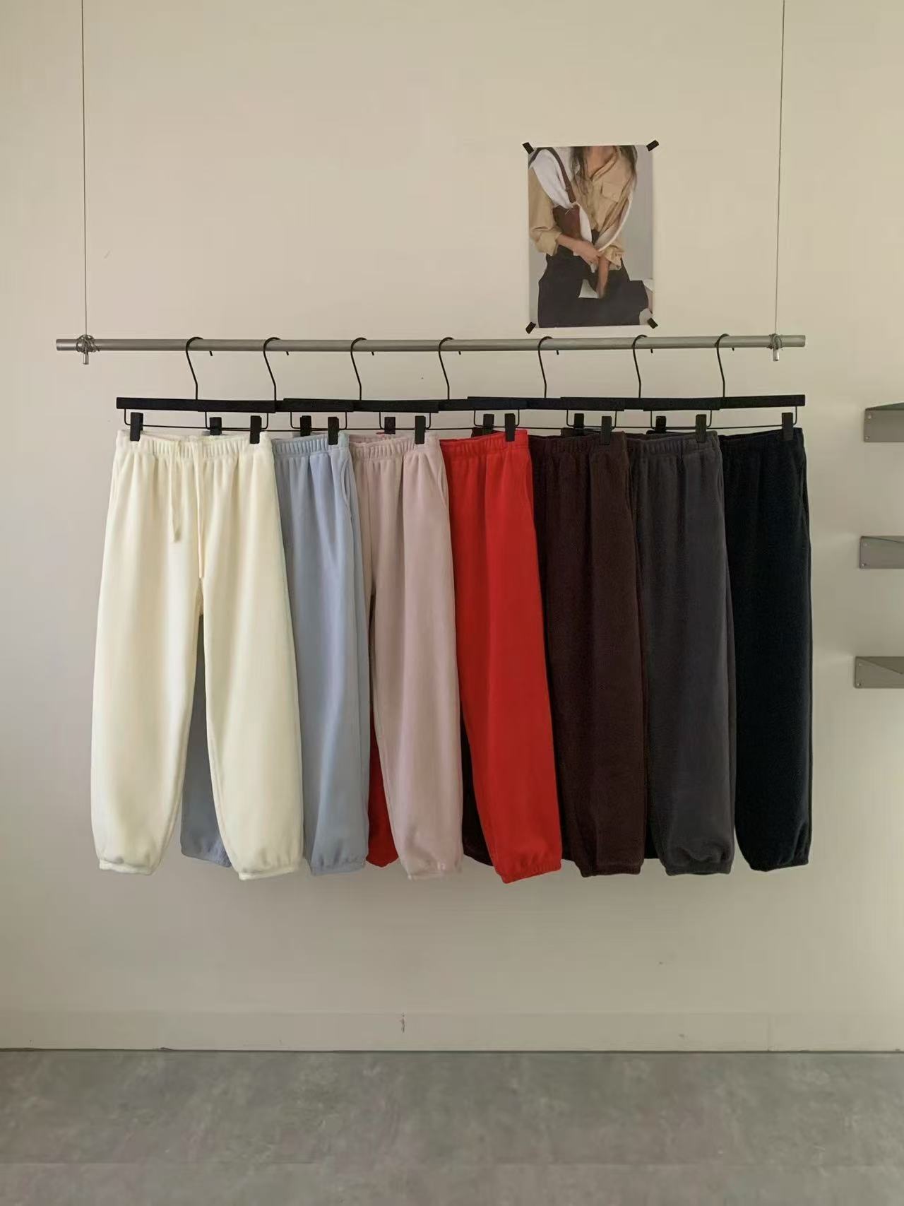 【暖洋洋卫裤】束脚裤保暖冬季微弹净版女士冬季加绒加厚款