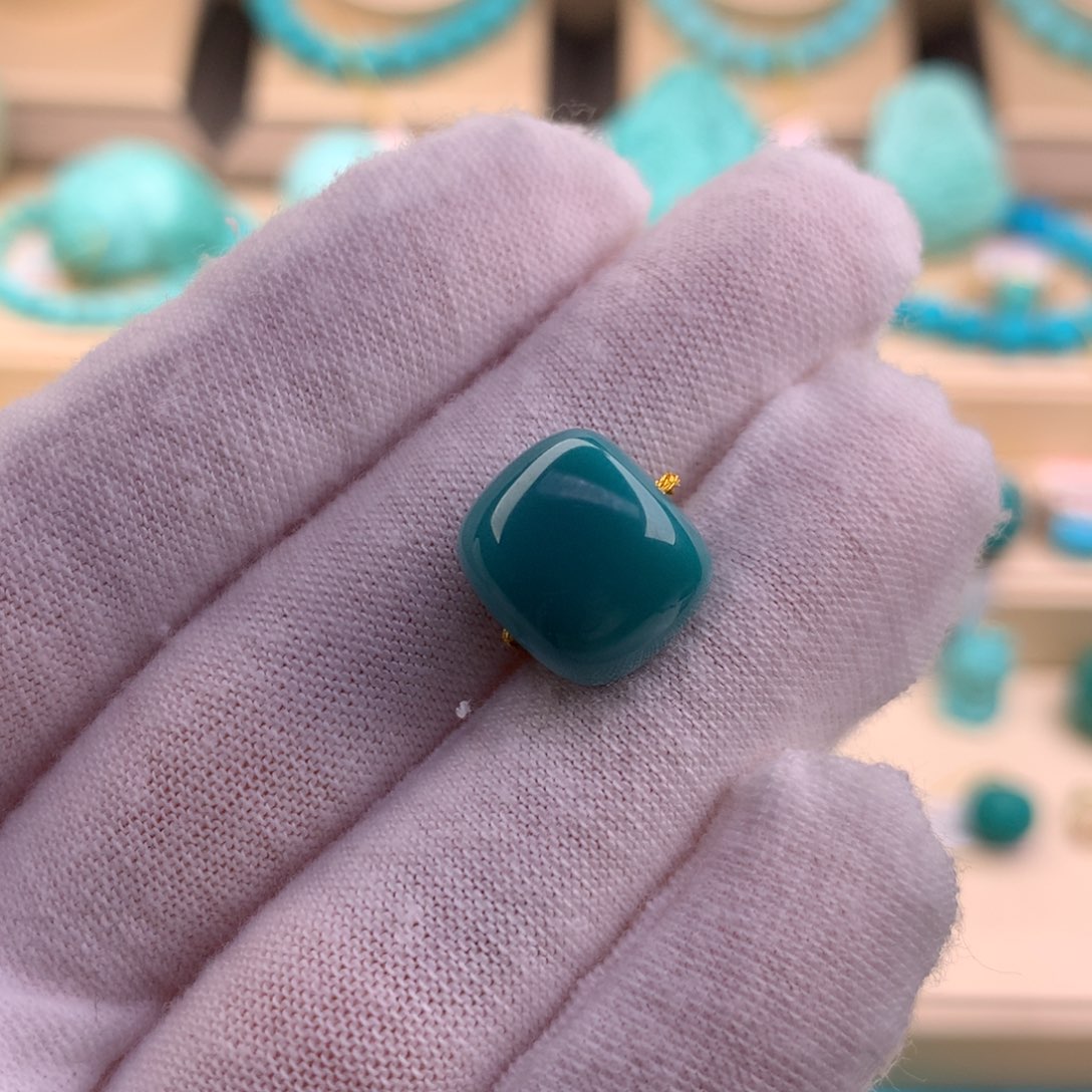 绿松石珠宝奇石未镶嵌12.8