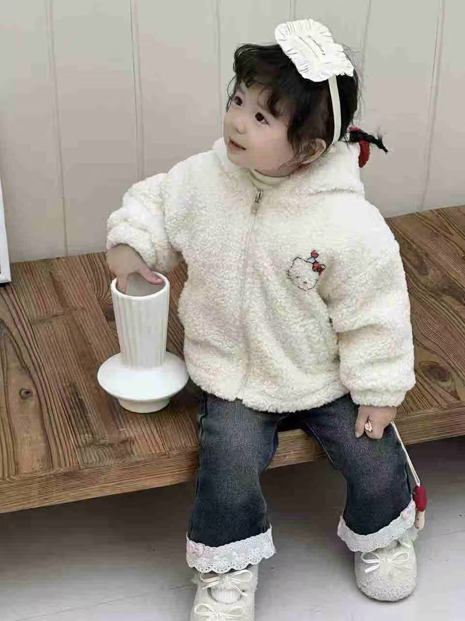 25年秋冬卡通小狗加厚毛衣