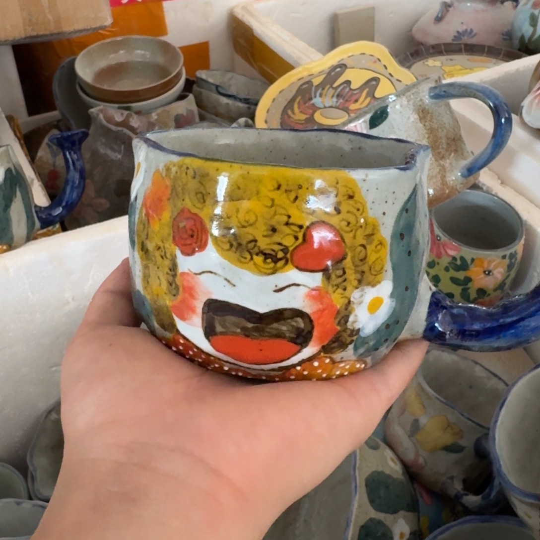 釉下彩瑕疵慎拍早餐呗17