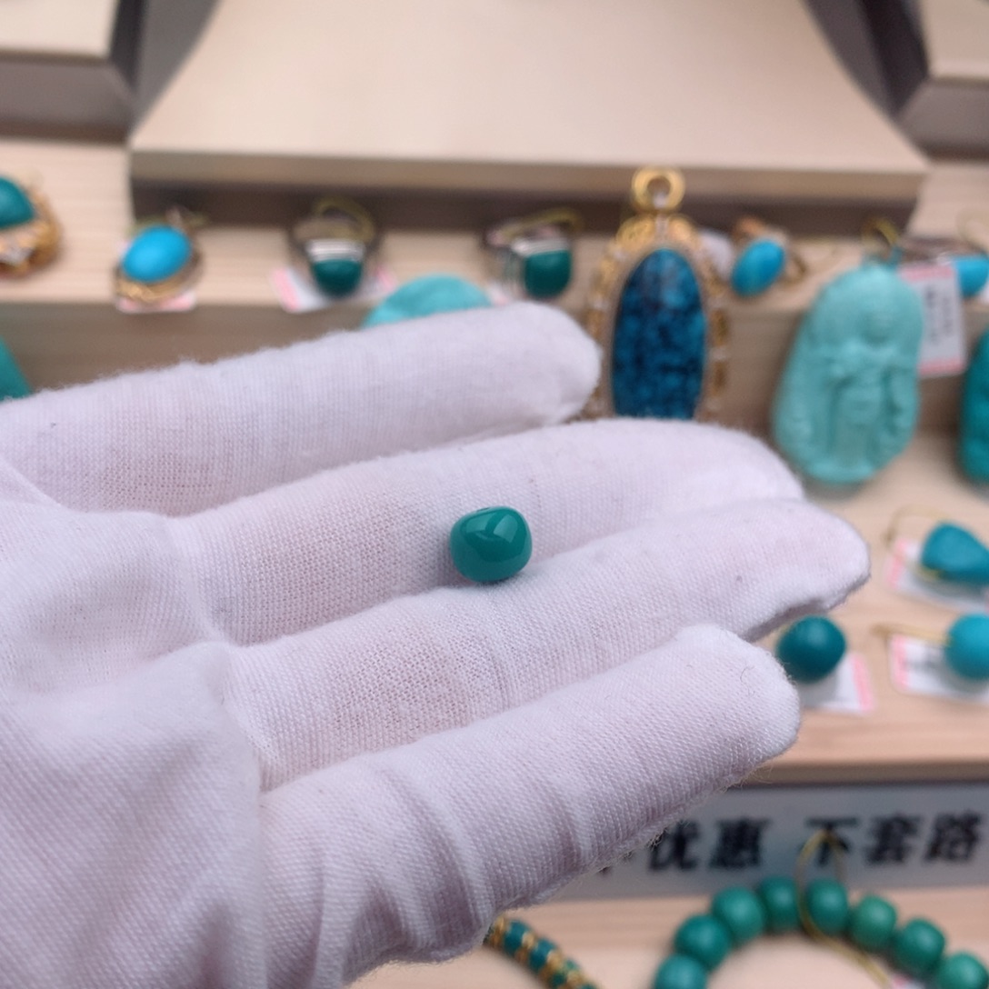 绿松石珠宝奇石未镶嵌清*