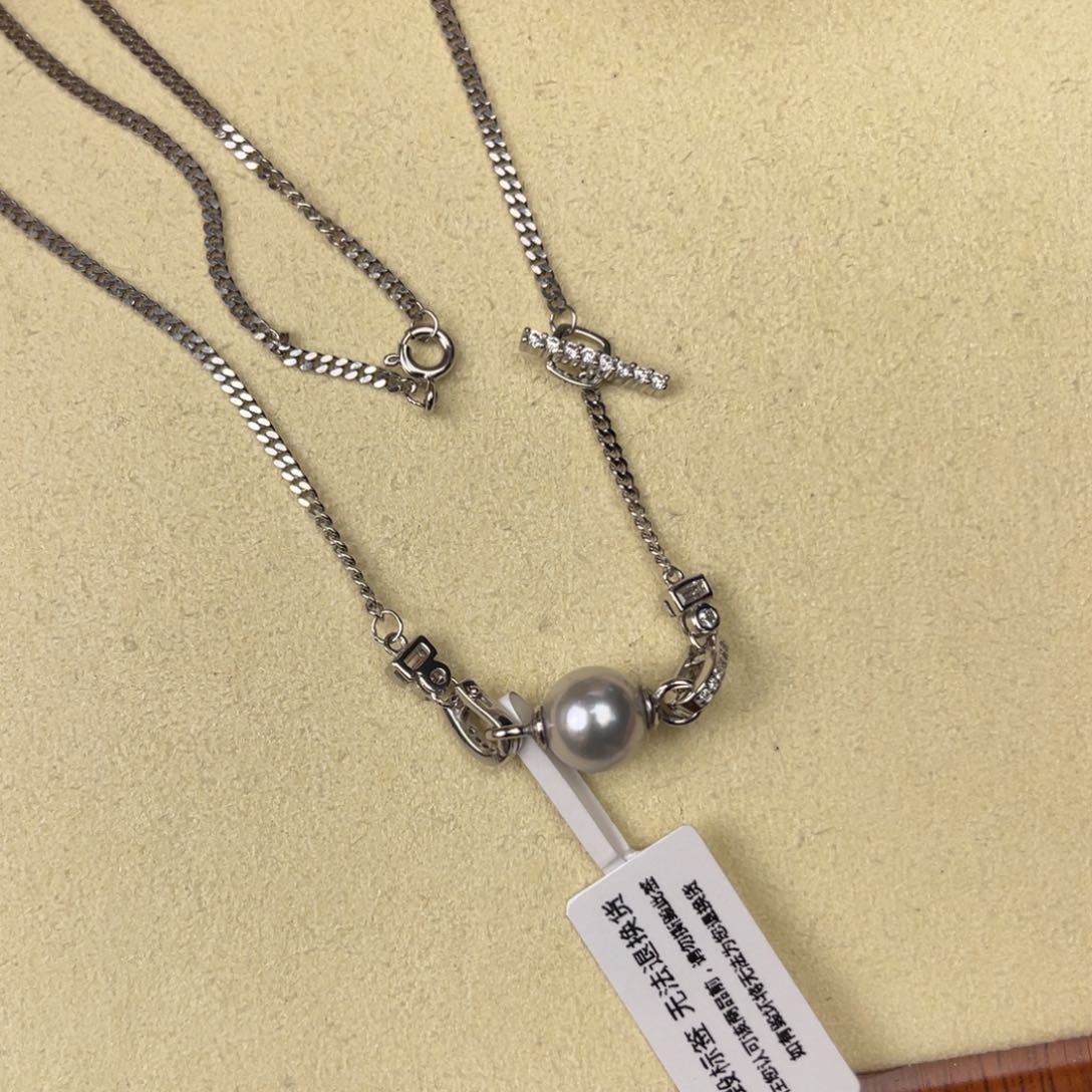 海水珍珠颈饰银S925镶嵌