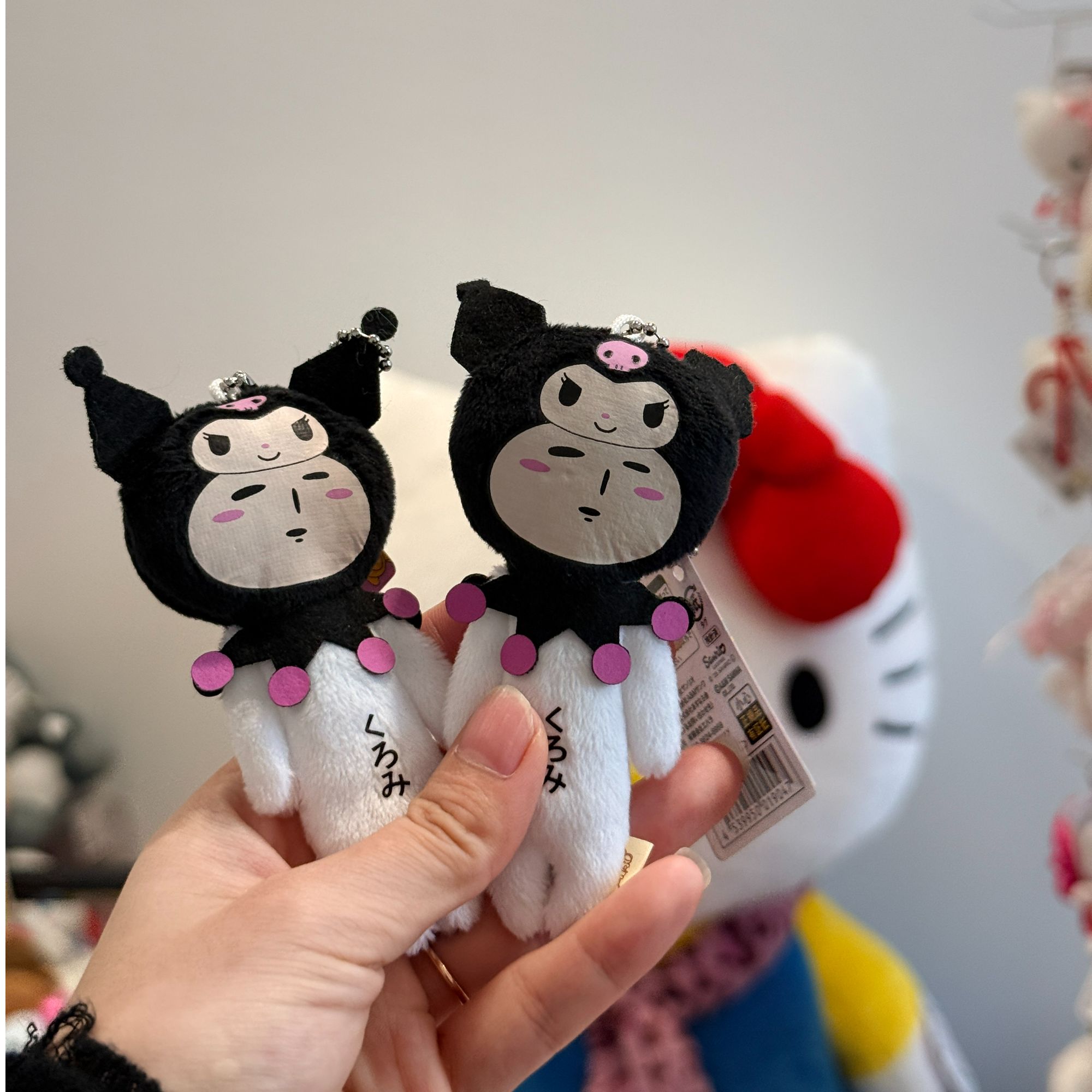 【大阪限定】Hellokitty X YUKIYO 抽象酷洛米小人 挂件钥匙扣