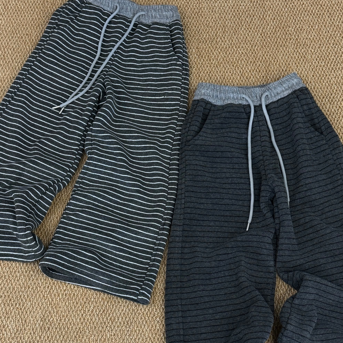 郭郭童品：谢➕一体绒针织裤（85571）