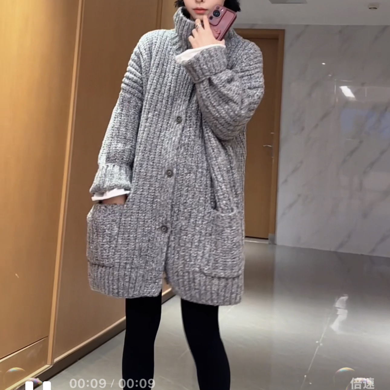 【芬姐精选】秋冬新款韩版宽松显瘦百搭针织开衫外套女毛衣上衣