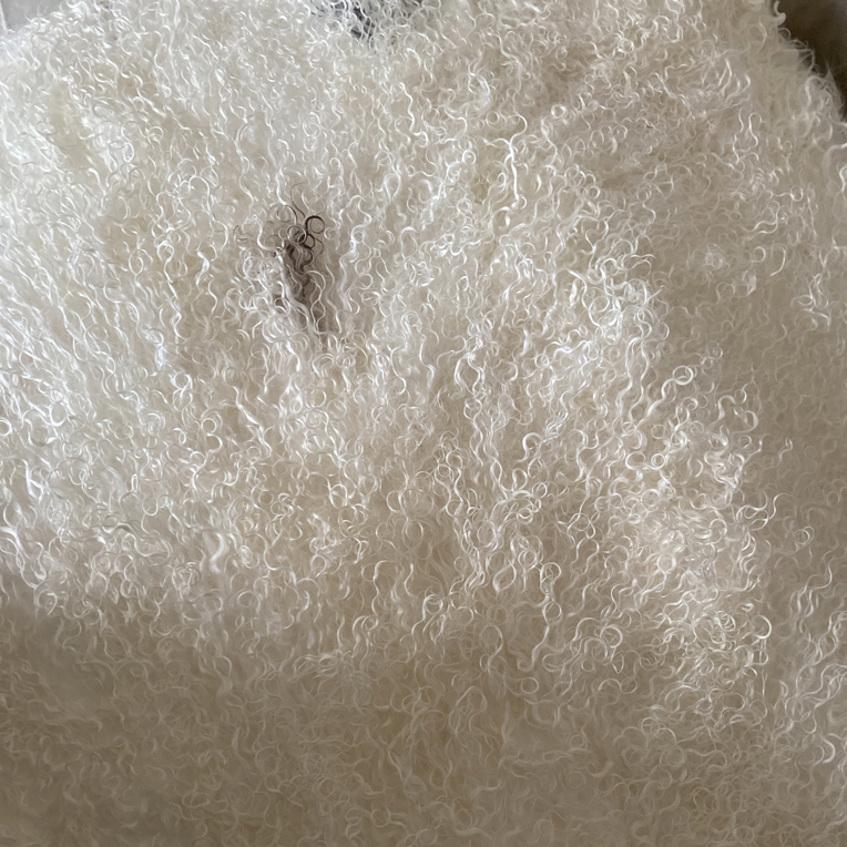 特级萝卜丝羊羔皮褥子藏袍蒙古袍内里真皮皮料民族服饰