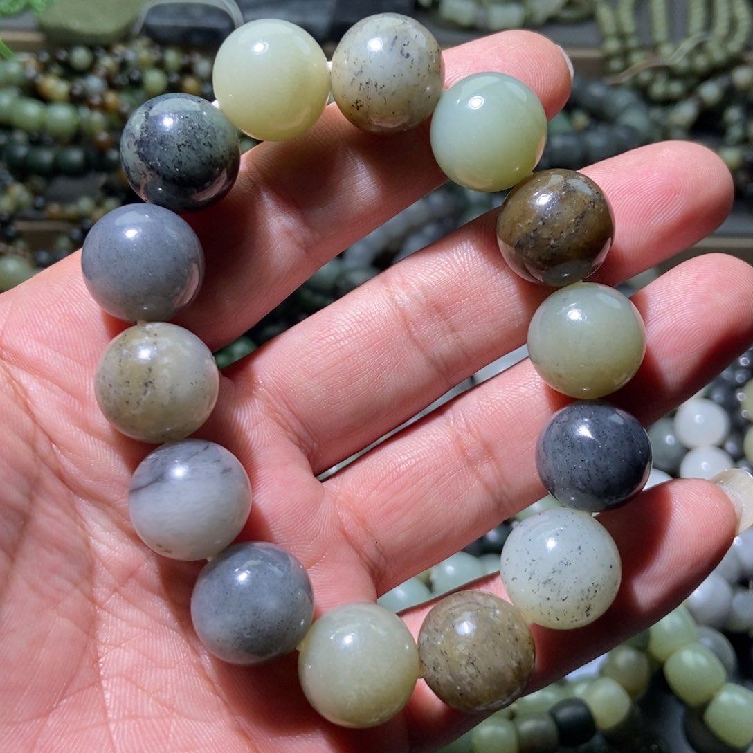 和田玉手链未镶嵌