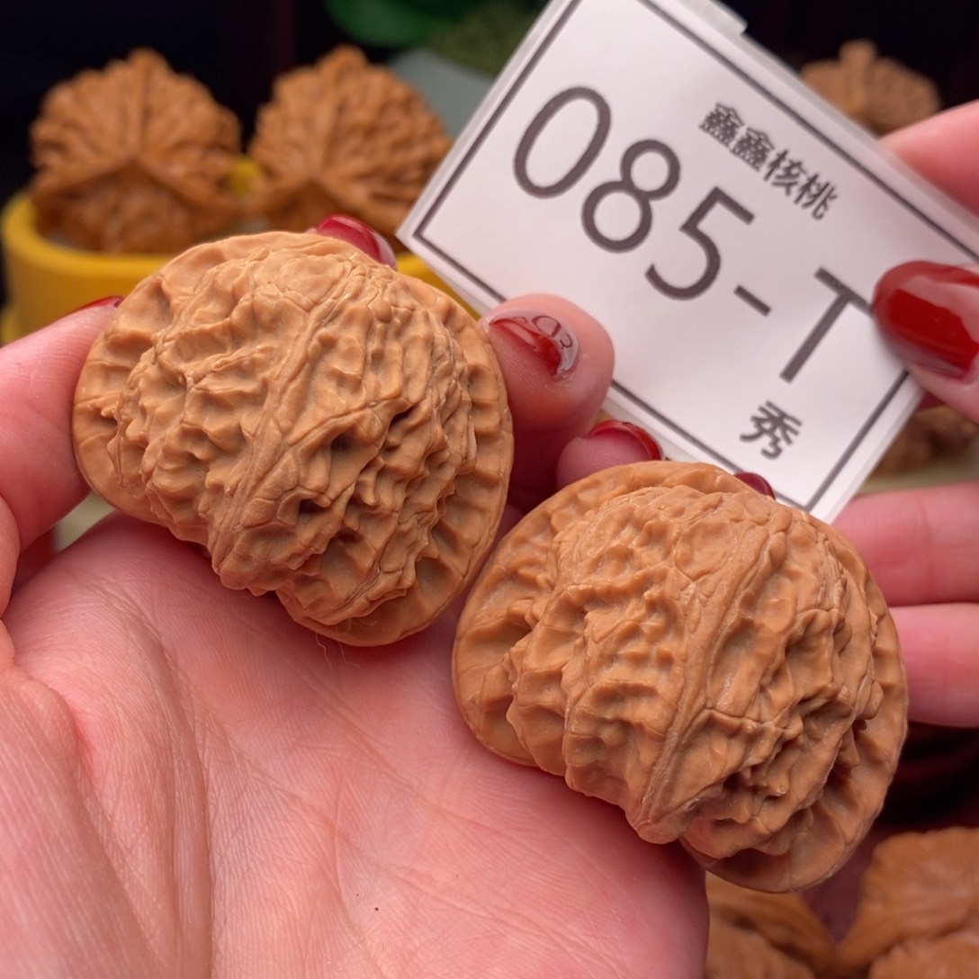 文玩核桃把件白狮43