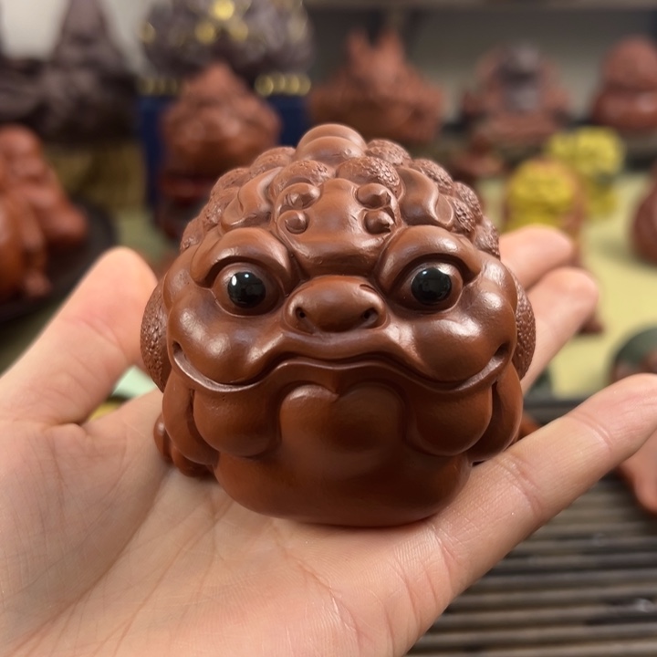 紫砂茶宠紫砂金蟾