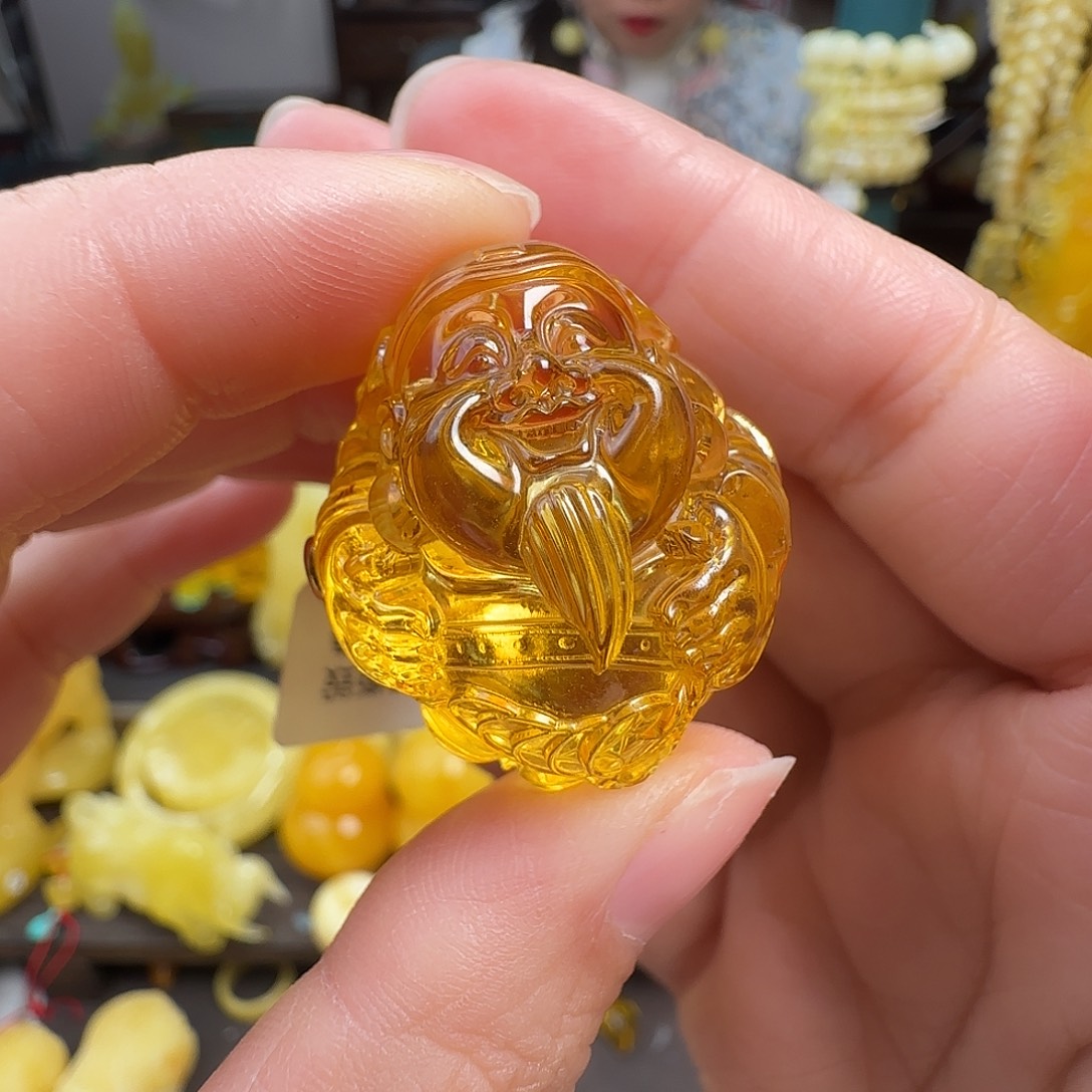 琥珀未镶嵌珠宝奇石