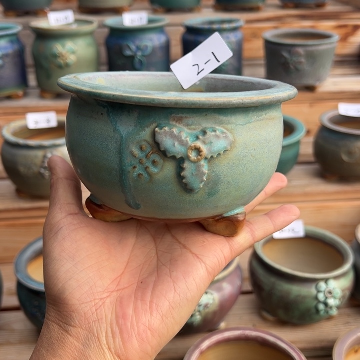 2-1花盆小鹿园艺口10.5