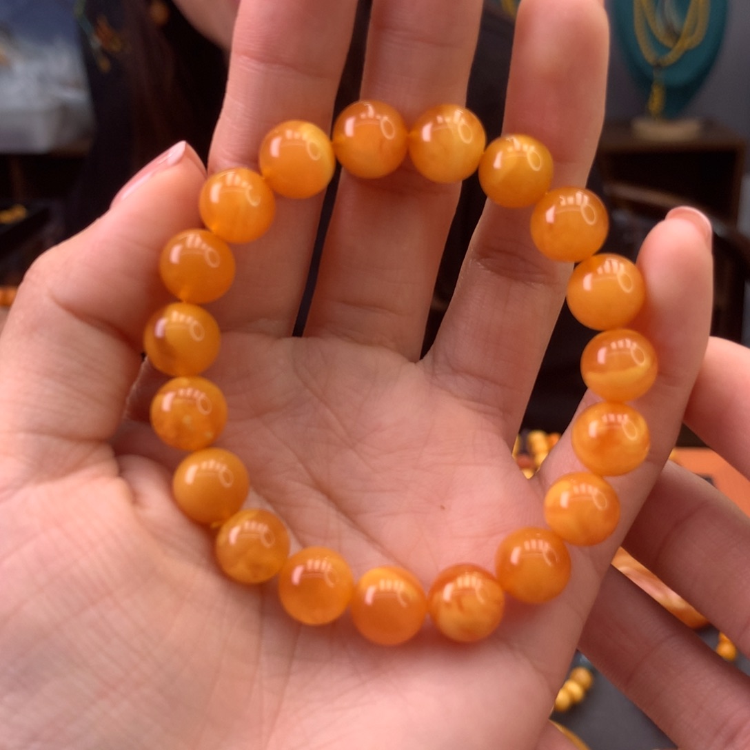 未镶嵌蜜蜡手串天然