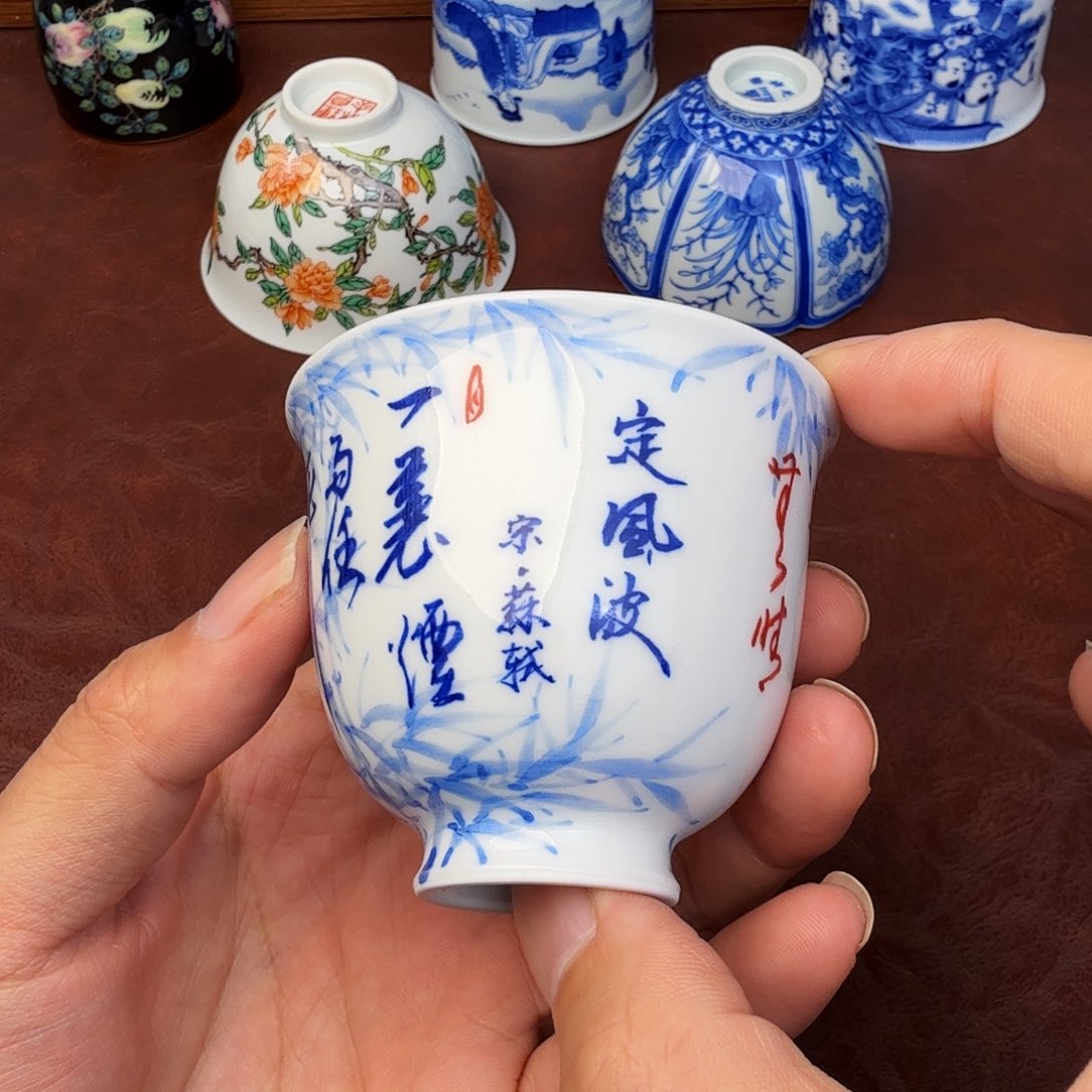 陶现代景德镇全手工全手绘陶瓷