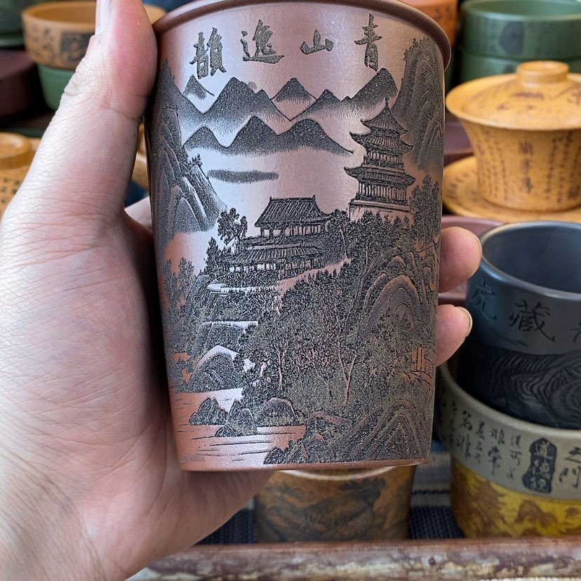 【闪购商品】紫砂杯子宜兴全手工紫砂杯
