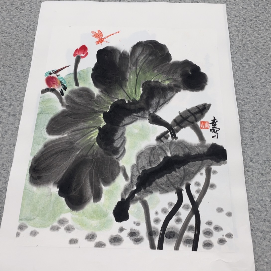 国画1.4平尺国画作品