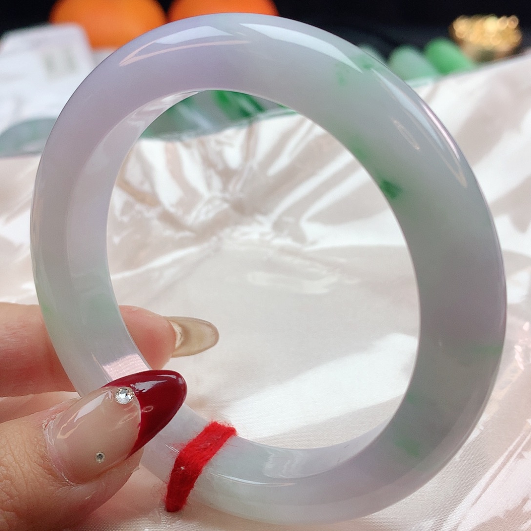 翡翠手镯未镶嵌2035正圈58