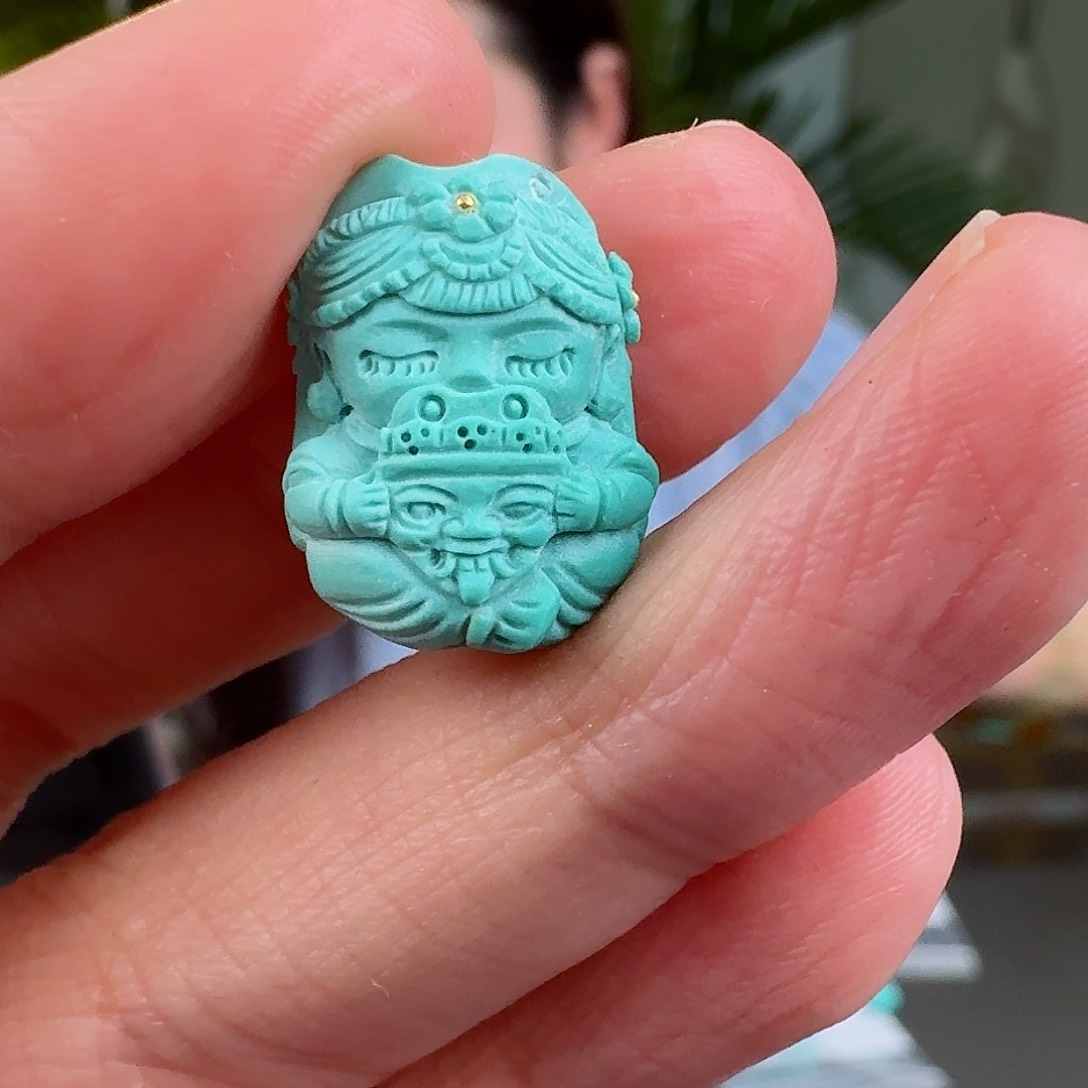 绿松石珠宝奇石未镶嵌