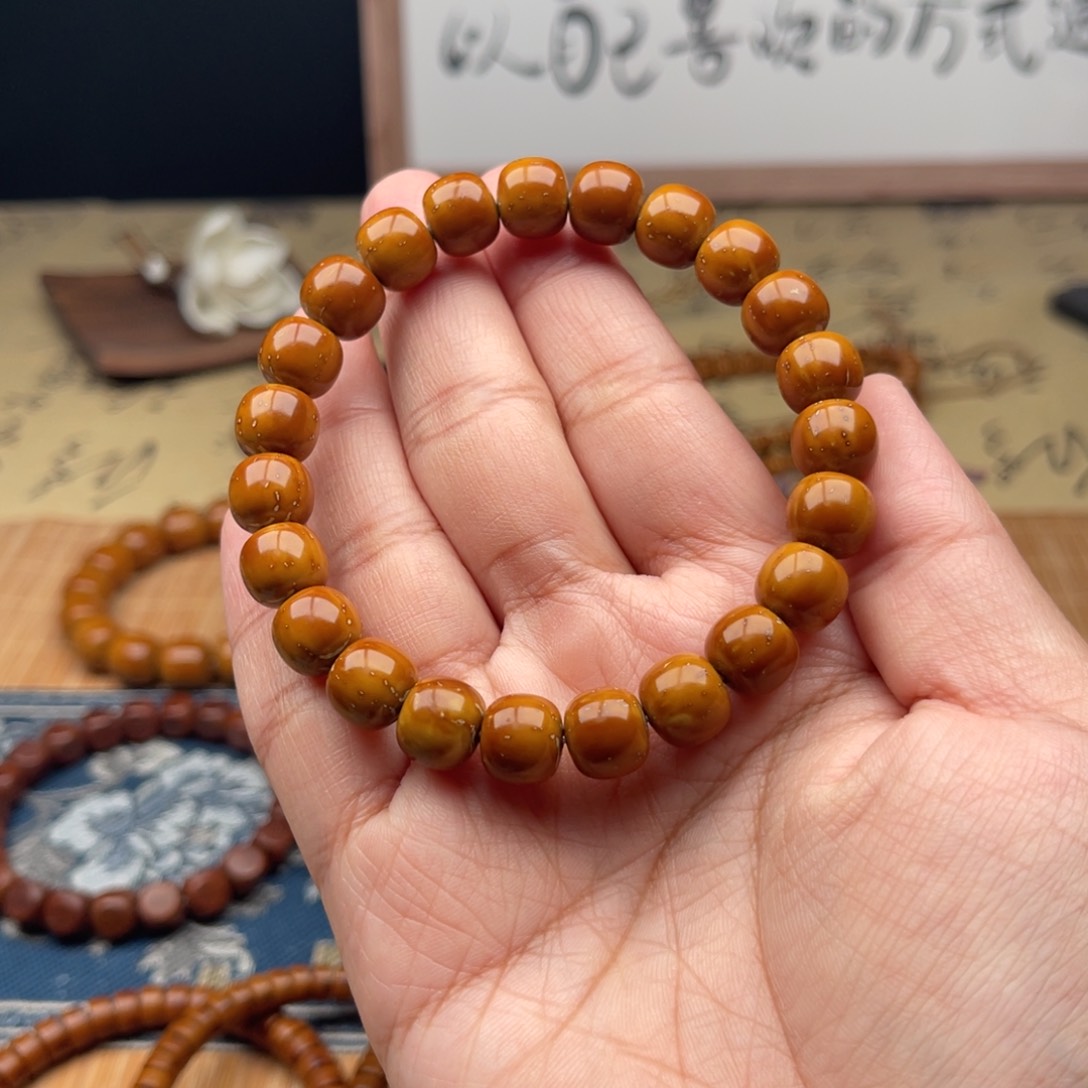 紫金鼠手串实心老型10